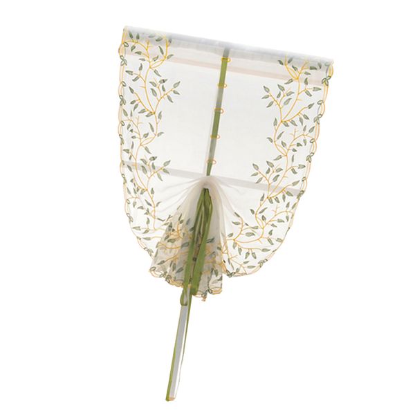 

роман подъемное окно sheer вуаль шторы valance для спальни green