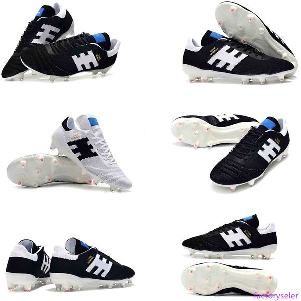 

2019 soccer cleats copa 70y fg original soccer shoes new arrival mens 70 year limited-edition football boots leather black white 39-45