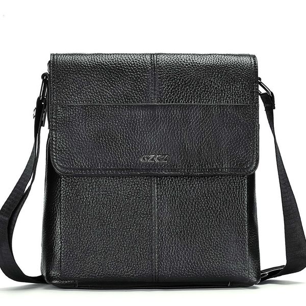 

genuine leather male baotou layer cowhide man single shoulder package oblique satchel cross body purses messenger bag logo designer handbags