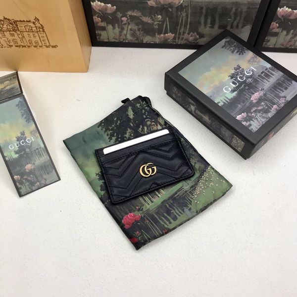 

Cla ic hort black wallet with box women brand genuine leather quare wallet leather pur e women money card holder 10 7 443127