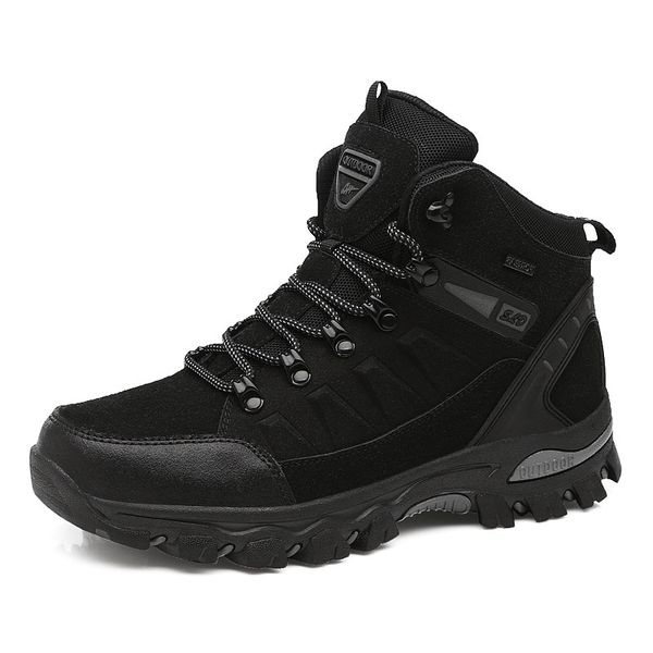 

new outdoor sneakers waterproof hiking lovers shoes leather mountain hiking boots couple winter trekking trail climbing shoes