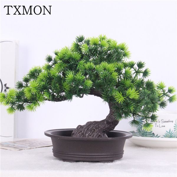 

simulation bonsai ornaments fake tree potted large welcoming pine plastic fake potted plant simulation pine indoor decoration