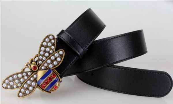 

belts selling new mens womens black belt genuine leather business belts pure color belt snake pattern buckle belt for gift 305, Black;brown