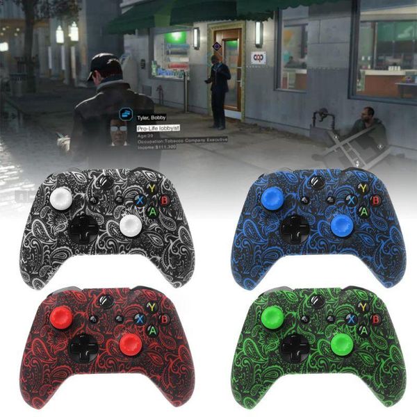 

xbox one xs controller, camouflage controller, silicone shell, rubber mesh shell, xbox one protective shell, ultra-thin joystick
