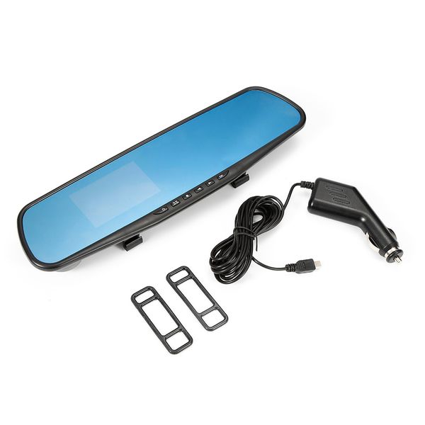 

3 inch 140 degree hd 1080p night vision universal car dvr video rearview mirror monitor backup camera car accessories camera