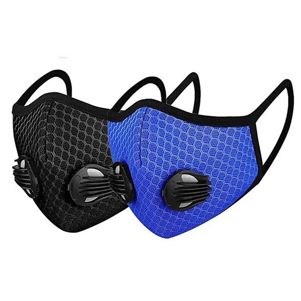 

face mask anti-dust earloop with breathing valve adjustable reusable mouth masks soft breathable anti dust protective masks