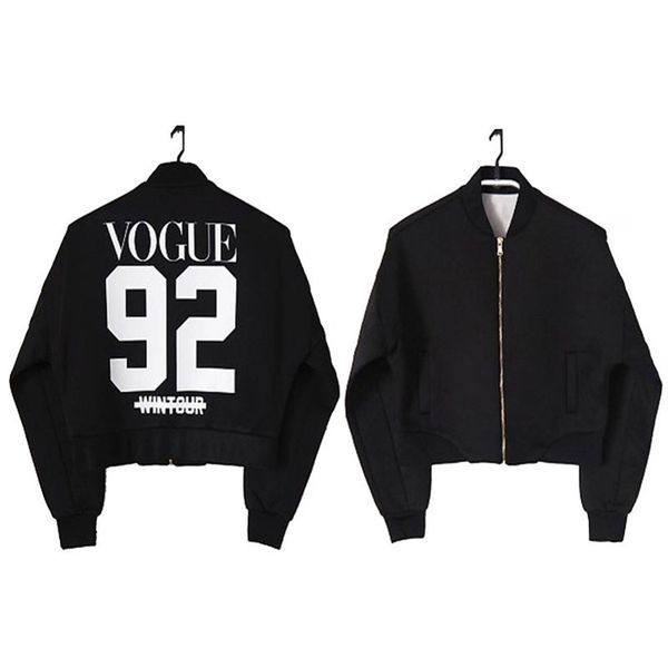 

womens designer back letter printed long sleeve stand collar fleece zipper cardigan jacketikyu, Black;brown