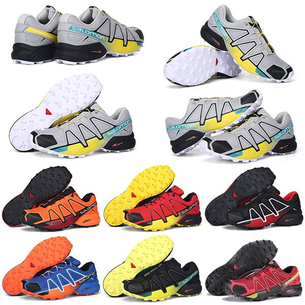 

Salomon 13 hoe peedcro 4 c men women athletic hoe running hoe peed cro iv black red outdoor hiking port neaker 36 46, White;red