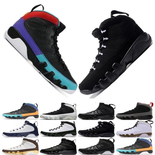 

горячие дешевые 9 9s dream it do it unc mop melo мужская баскетбольная обувь la og space jam мужчины разводят антрацитовый черный спортивные