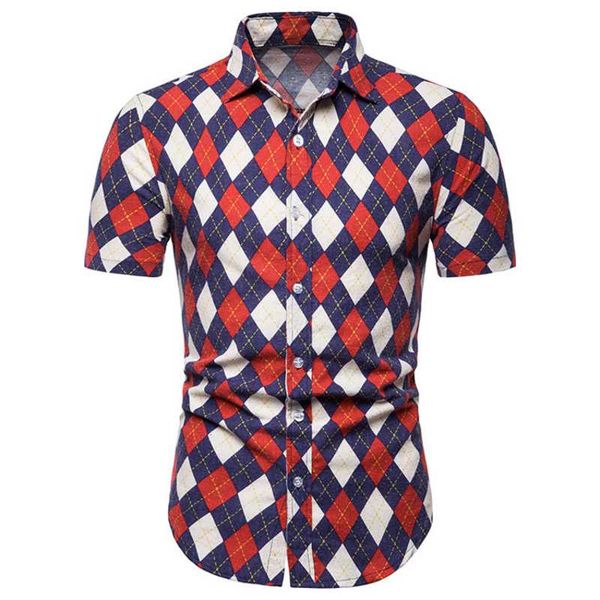 

men's short sleeve summer men's shirt beach style big body ethnic style floral short sleeve shirt hawaiian, White;black