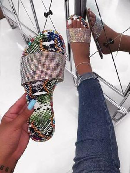 

women summer rivet slipper 2019 new fashion shoes neon punk shoes for women slides flat slippers casual footwear1, Black