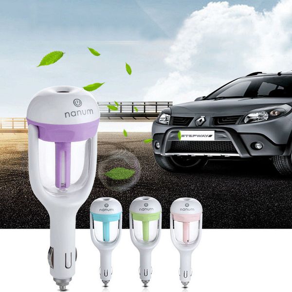 

nanum 12v car charger air fresheners humidifiers nebulizer humidifier mute home air sterilization 1pcs