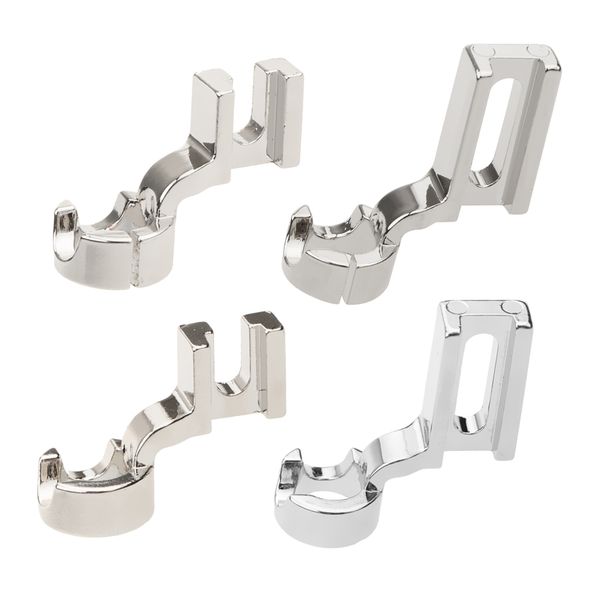 

pack of 4 ruler foot frame quilting embroidery high shank low shank for singer pfaff viking brother or other sewing machines, Black