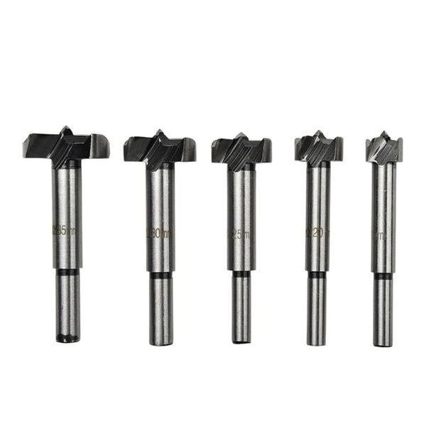 

5pcs woodworking hole opener drilling pilot holes hinge boring woodworking hole saw cutter drill bit wood drilling