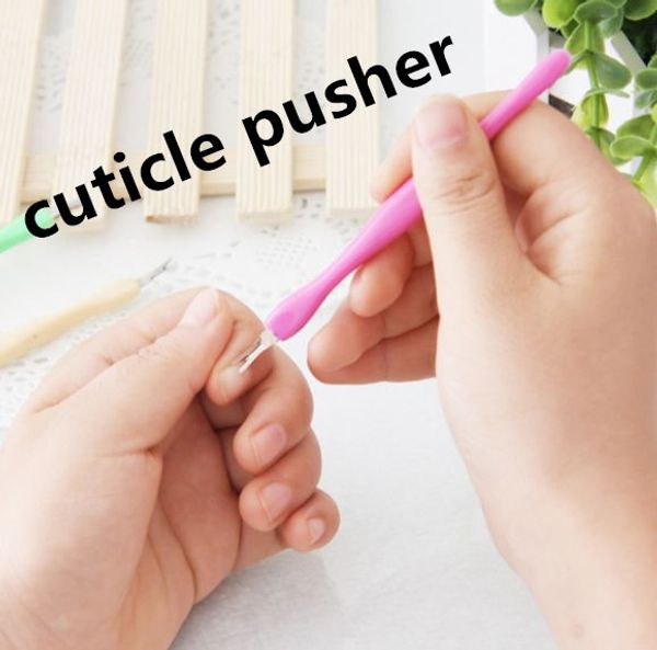 

nail tools cuticle pusher nail care cuticle remover styling tools pusher feet care m49-sp, Silver