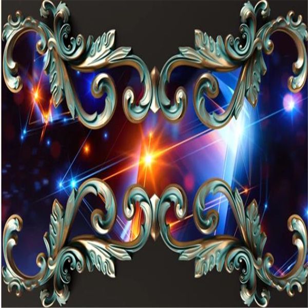 

3d обои трехмерная личность рельефные обои свет бар ктв фреска фон стены