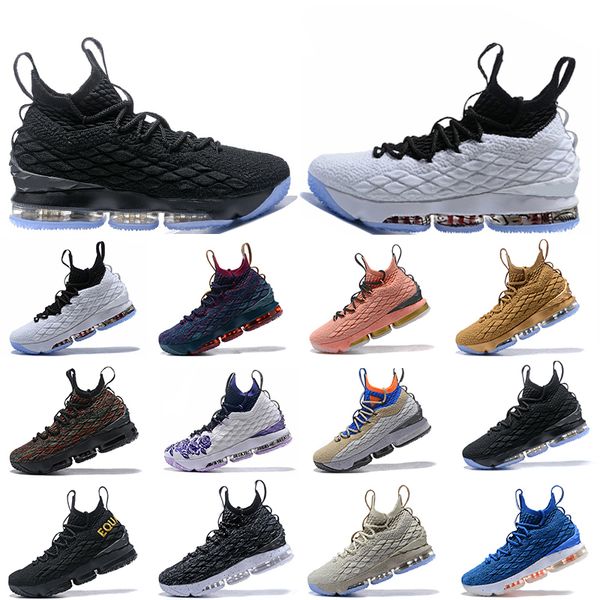 

New Style Purple Rain 15 Men Basketball Shoes Mowabb BHM Equality Ashes Hollywood CAVS 15s Designer Mens trainers Sports Sneakers US 7-12