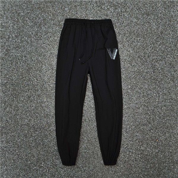 

luxurious paris brand design long pants terry trousers all-match fashion logo print hip-hop high streetwear cool sports ourdoor trousers, Brown;gray