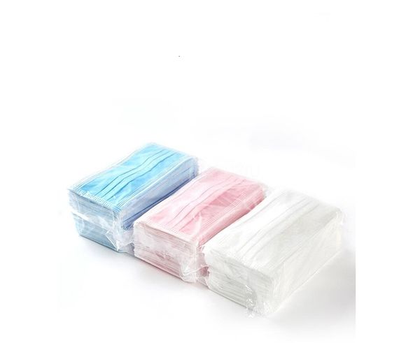 

outlet 10pc anti pollution face masks face masks hood mask elastic anti dust with ear loop prevents droplets spreading pink