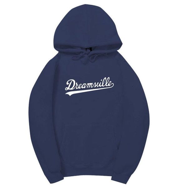 

new black gray hoodies men hip hop dreamville hooded letter fleece hoodie winter hoodies men pullover m-2xl