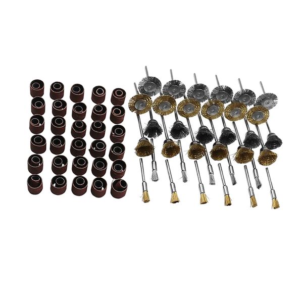 

98pcs ассорти шлифовка полировка мельница набор для вращающегося инструмента аксессуары