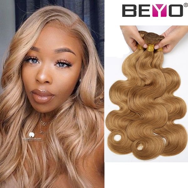 

#27 color body wave bundles human hair bundles peruvian raw virgin indian hair malaysian remy 10a grade virgin hair beyo, Black