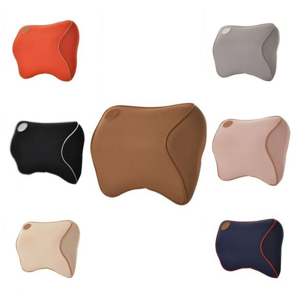 

car pillow space memory foam fabric neck headrest car covers vehicular pillow seat cover headrest neck for car/home