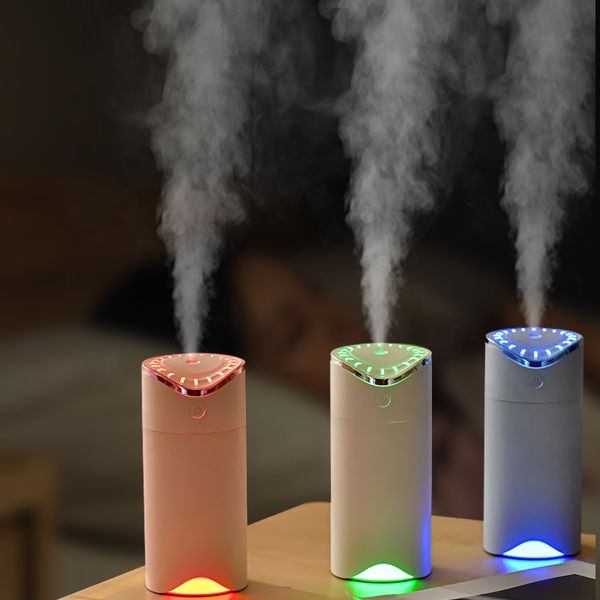 

260ml ultrasonic air humidifiers aroma essential oil diffuser portable usb car cool mist maker with colorful lamp air purifier