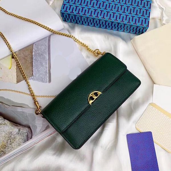 

роскошная дизайнерская сумочка-кошелек t женский цепной ремень genunie кожаные кошельки сумка модная женская сумка