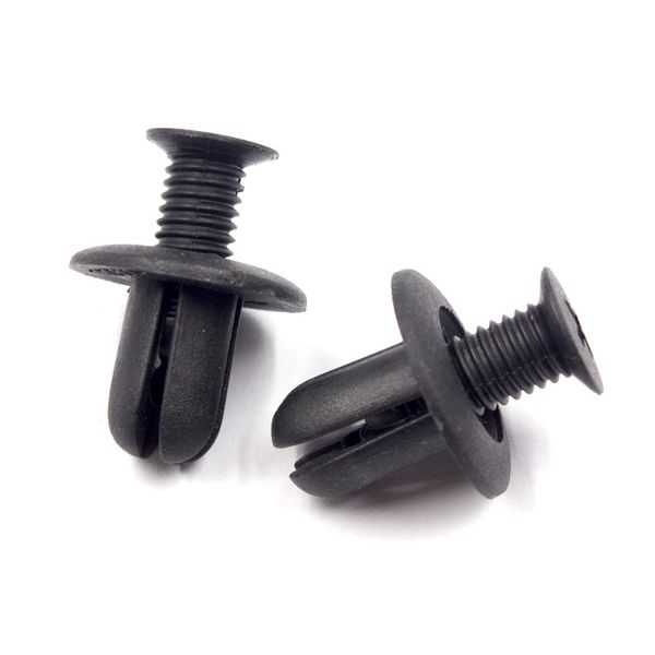 

kalili plastic screw snaps fastener fits 8.2mm for door panel bumper fender molding clips retainers