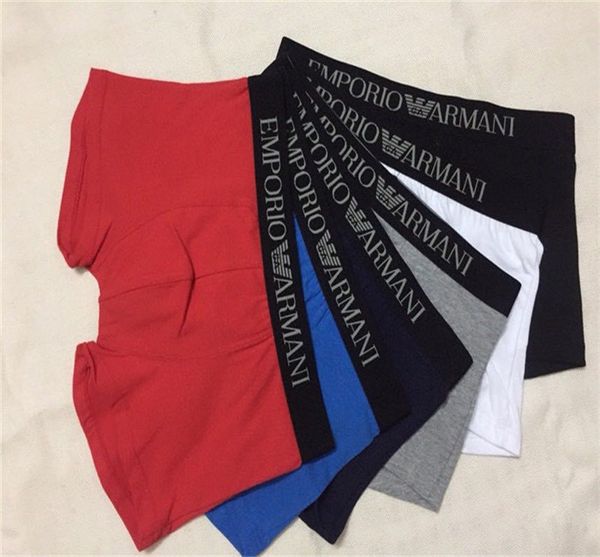 

2020 cotton mens boxers underwear man shorts underpants men's cool underwear casual man breathable male gay underwear shorts, Black;white