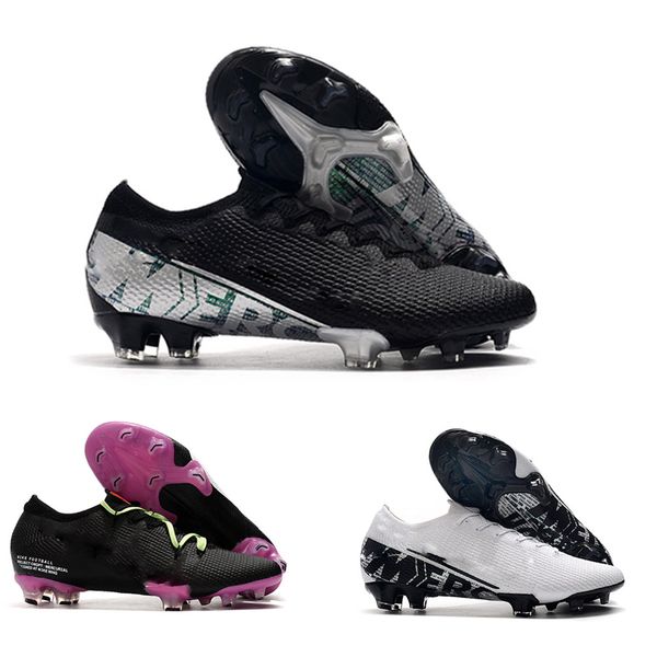 

durable mercurial superfly vii 7 360 elite fg cr7 ronaldo neymar njr mens boys high ankle soccer shoes football boots cleats size 39-45, Black