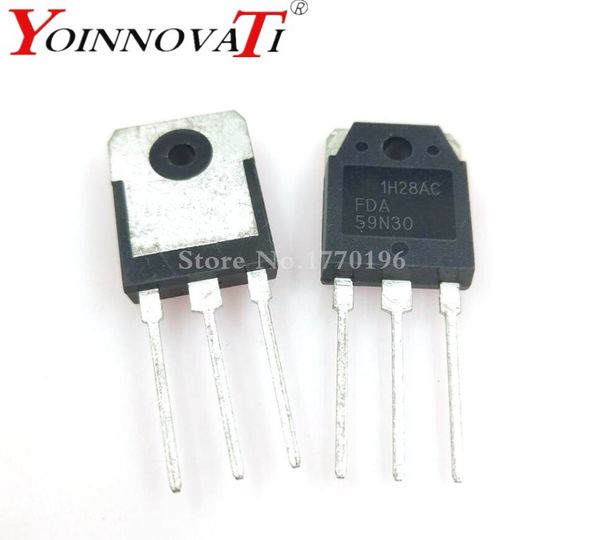 Freeshipping 50 PCS FDA59N30 MOSFET N-CH 300 V 59A TO-3 Melhor qualidade