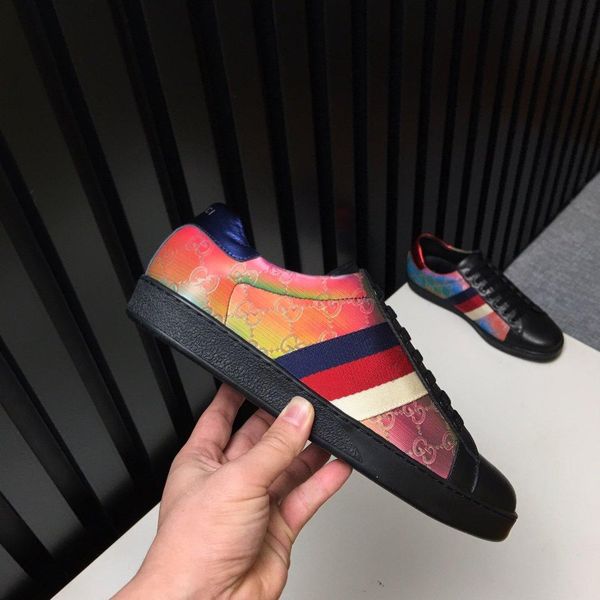 

w29new limited edition french series high-end men s casual shoes, men s boots fashion sports shoes, original shoebox delivery 38-44, Black