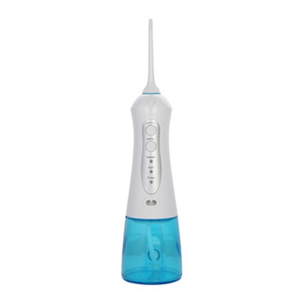 

300ML Oral Portable Irrigator Electric Water Flosser Dental Water Jet Desktop Flosser Cordless Teeth Cleaning Tools with 2 Floss Tips