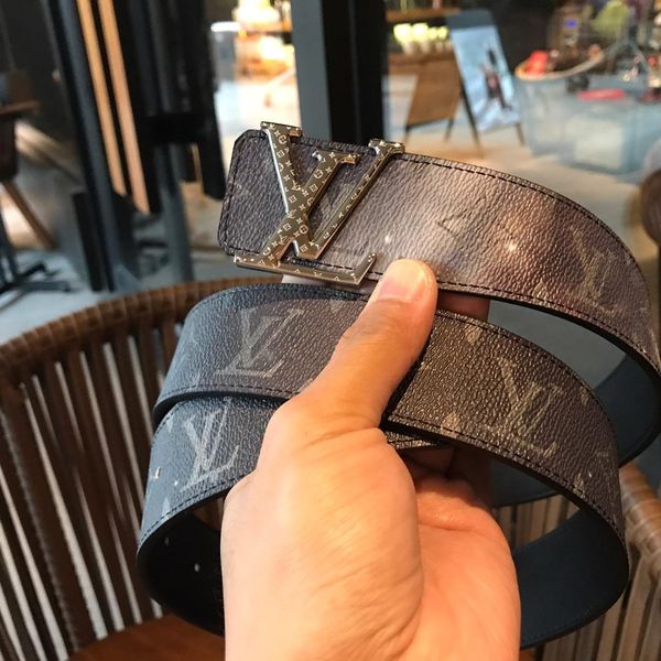 

мужские дизайнерские ремни коровьей человек женщины пояс мода гладкая пряжка иглы ширина около 3.5cm высококвалифицированные качества с пода, Black;brown