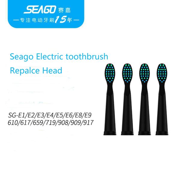 

5pcs/box seago electric toothbrush replace head for seago sg-507 910 610 908 909 917 659 719 e1 e2 e3 e4 e5 e6 e7 e8 power toothbrush