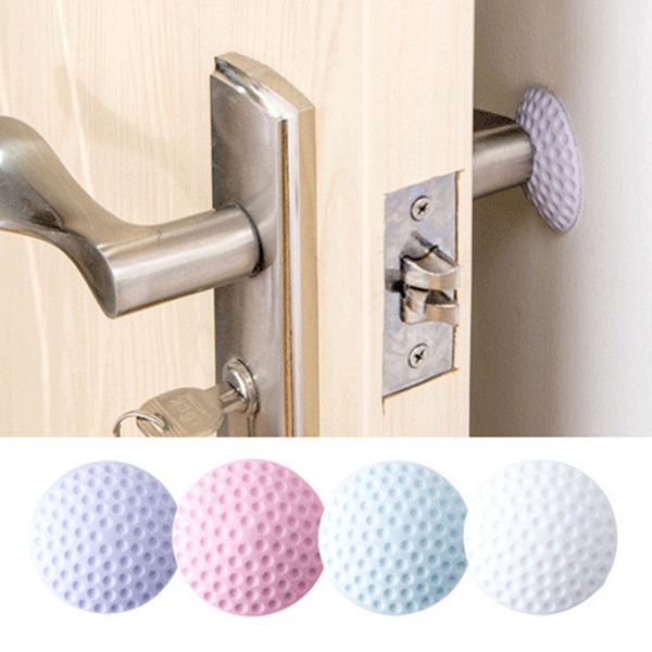 

dropship wall thickening mute door stickers golf modelling rubber fender handle door lock protective pad protection wall stick