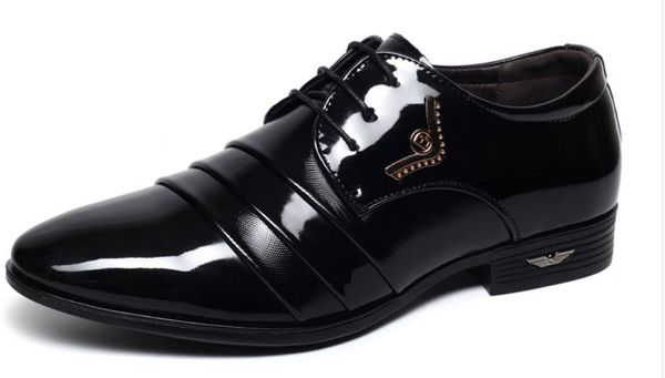 

2019 men's shoes in spring and autumn with new style low heel pointed end @2264, Black