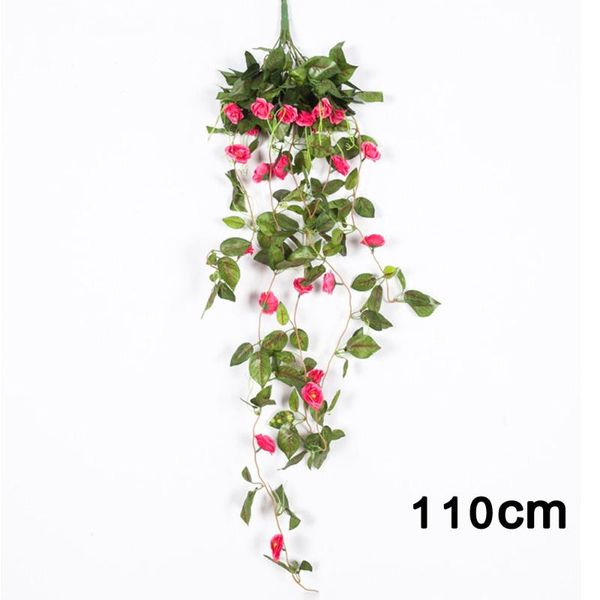 

wedding decorations 23pcs flower heads artificial rose vine fake rattan decor