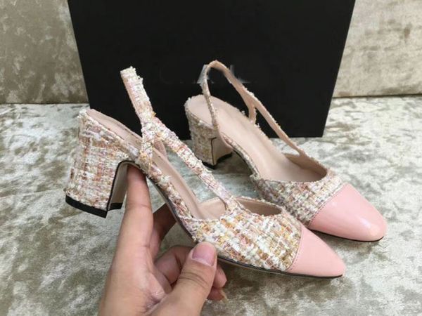 

summer new style after the air with round head sandals sweet versatile hollow out thick with patchwork sandals, Black