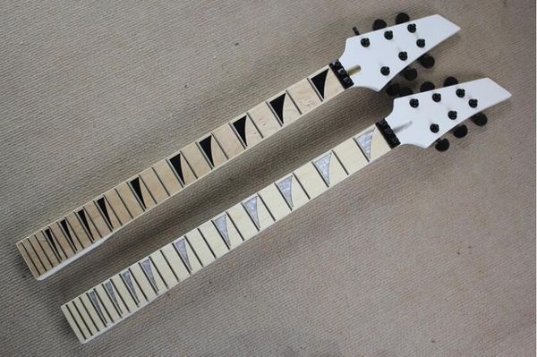

куэлло де арсе де guitarra electrica 6 cuerdas personalizado де fábrica, tablero арсе, incrustación бланка / негра