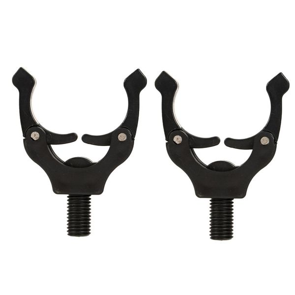 

2 packs compact fishing rod gripper head grips butt rod pole stand bracket