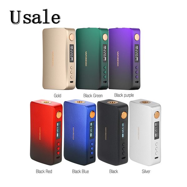 

Vaporesso Gen TC Box Mod 2.5A 220W Работает на Dual 18650 батареи 0,91' OLED-экран 100% оригинал