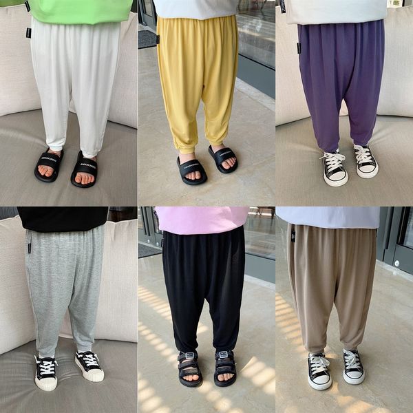 

2020 wear children's baby thin modal anti-mosquito men's anti-mosquito pants panty children's panty pants, Blue