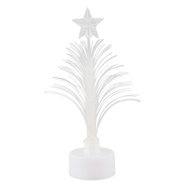 

colorful fiber optic led glowing christmas tree with a star & suction cup