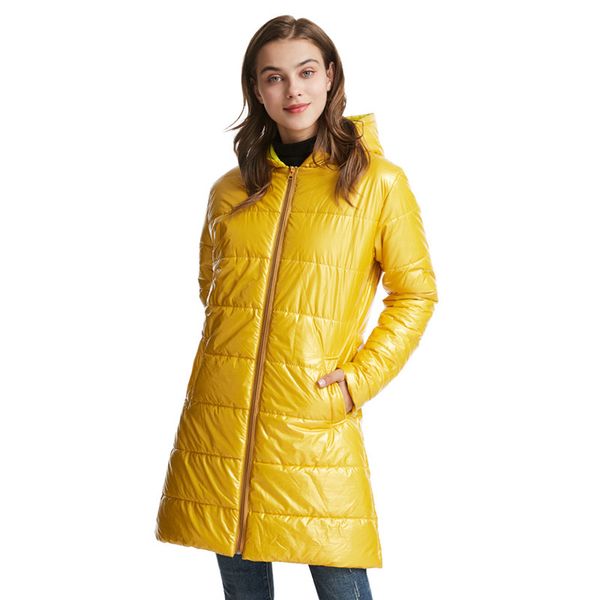 

kpop 2020 new style women's down jacket women's long winter jacket fashion warm parkas coat female brand down hooded, Black