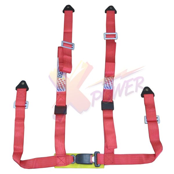 

xpower - universal 4pt 4 point racing seat belt safety harness1.85inch