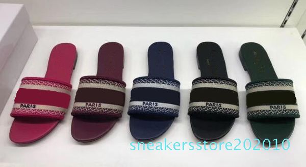 

dazzle flowers women sandals designer slippers high heels embroidery sandal brocade slipper flip flops striped beach causal slipper lts s10, Black