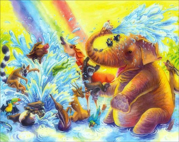 

home decor diy 5d diamond painting cross stitch elephant full drill mosaic diamond embroidery sewing pattern rhinestone gifts